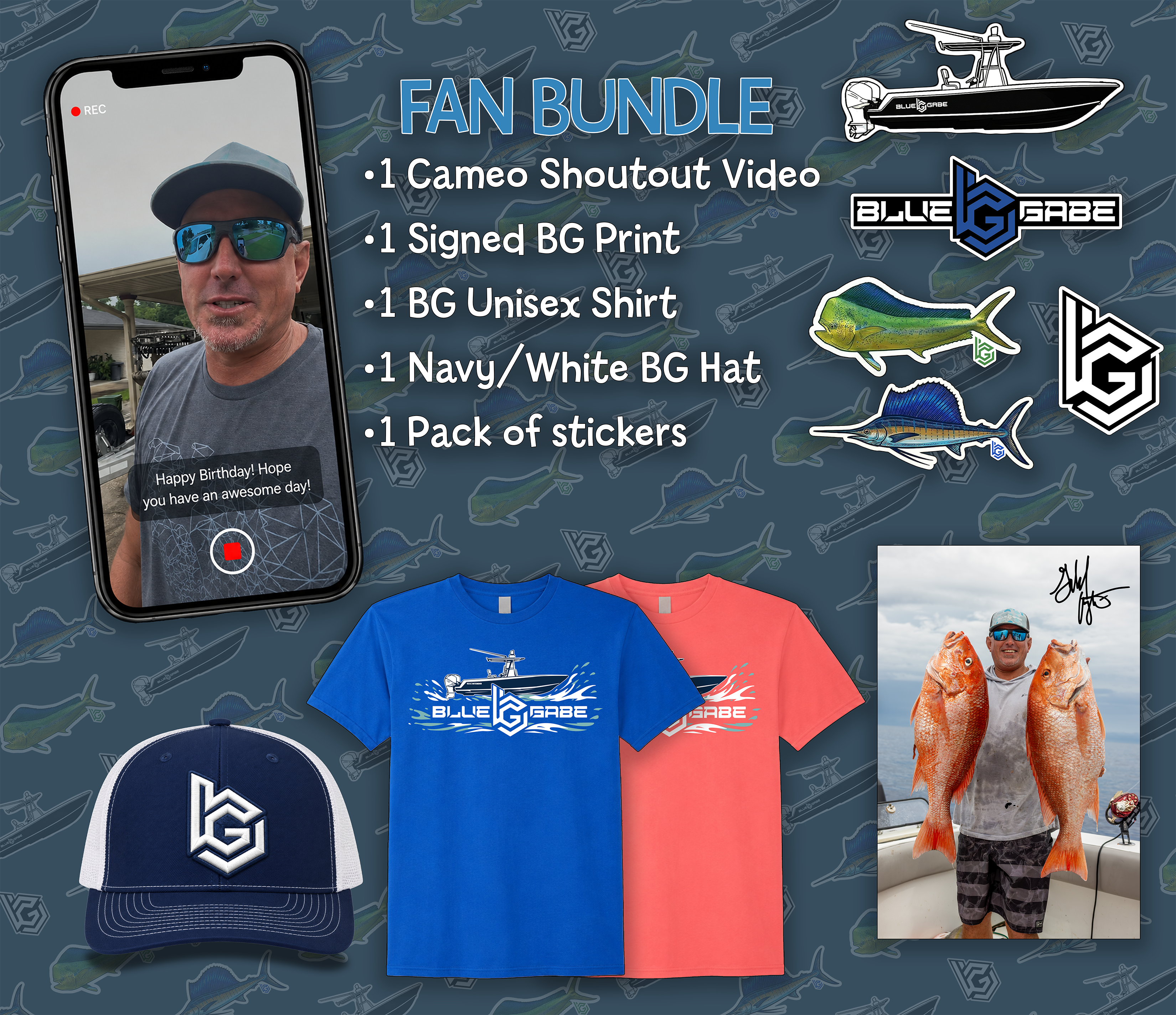 Bluegabe Fan Shoutout Bundle!