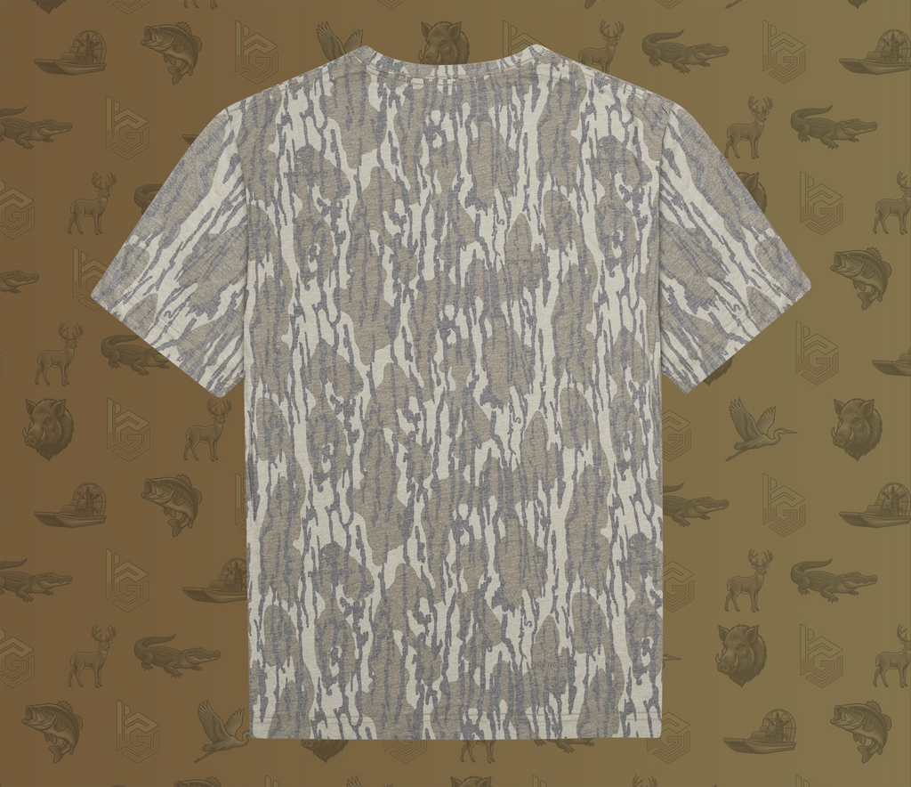 Bottomland Camo Shirt - BlueGabe YouTube Logo (Front Only)