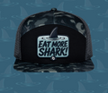 Eat More Shark - Adult Flat Bill Hat