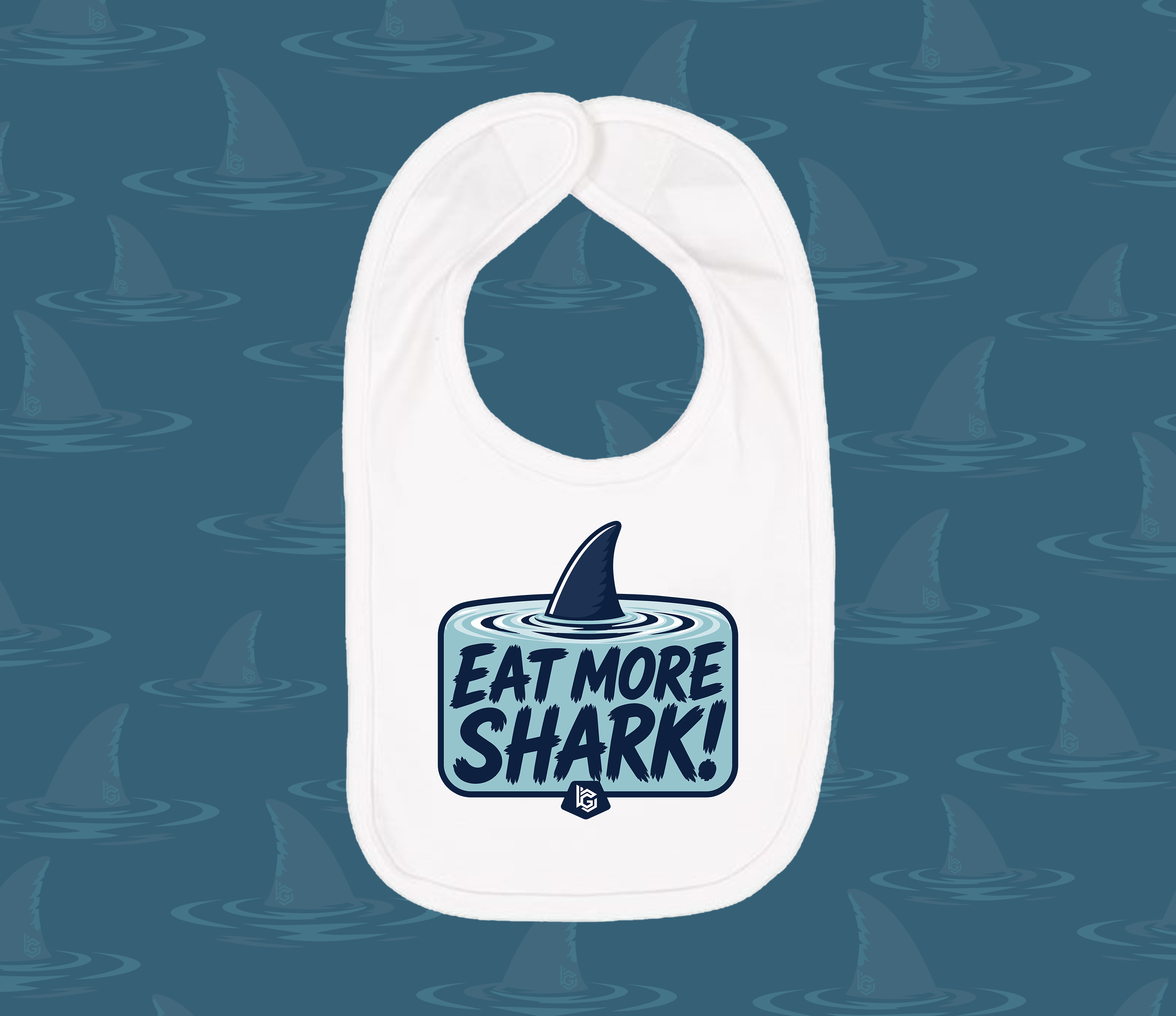 Eat More Shark Bib