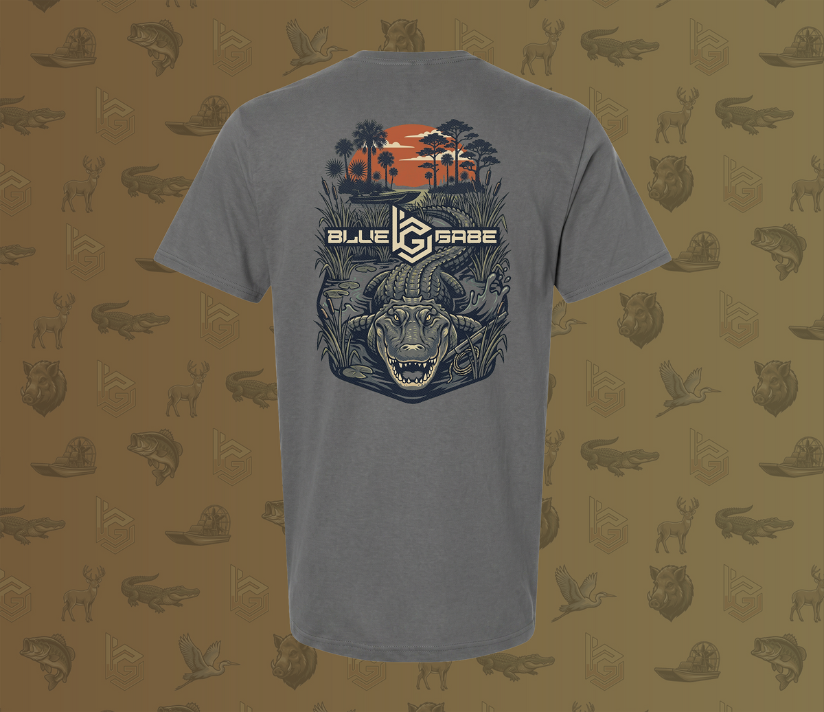 Seasonal Gator Shirt - Charcoal