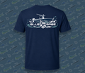 BlueGabe Boat  T-Shirt - Navy