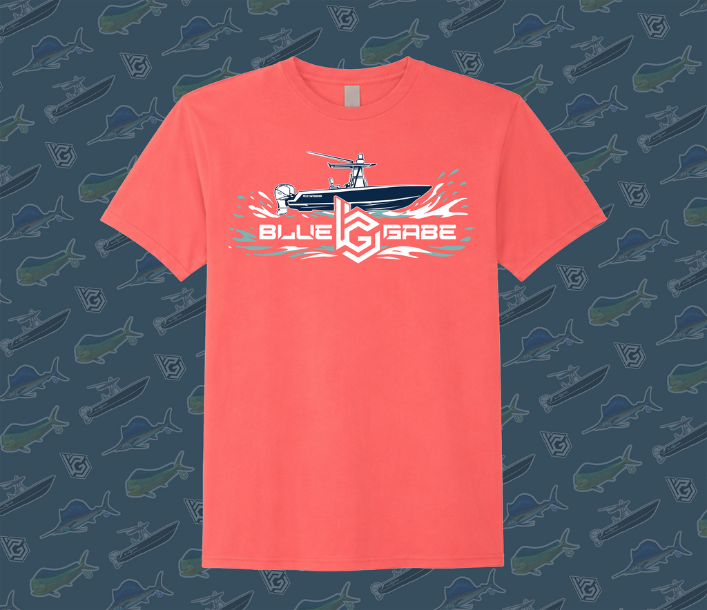 BlueGabe Unisex Boat T-Shirt - (Front Graphic)