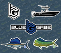 BlueGabe 5-Pack Sticker Set